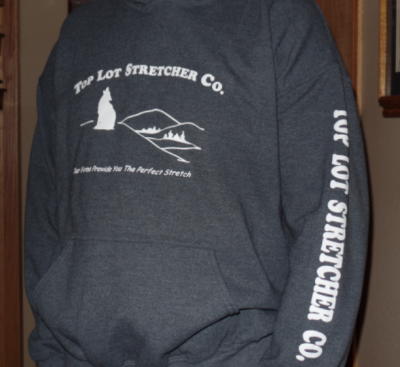 Top Lot Stretcher Co. Hooded Sweatshirt 2XL & 3XL - White Letter